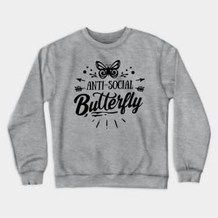 Anti-social Butterfly Crewneck Sweatshirt